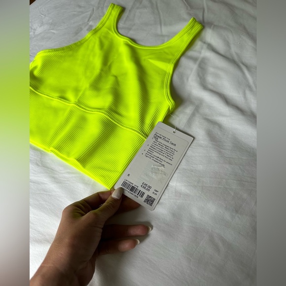NWT Lululemon neon top - Picture 2 of 4